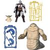 Star Wars Hasbro ActionVerse, Team Up Pack del Mandaloriano e Grogu, Action Figure del Mandaloriano, Grogu e Rotta The Hutt, Giocattoli Ispirati, Bambini e Bambine dai 4 Anni in su