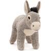 Uni-Toys - Asino grigio, in piedi - 20 cm (altezza) - asino peluche - peluche peluche