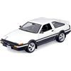 Maisto Toyota Sprinter Trueno AE86, bianco - Modellino auto 1:24 - Auto da collezione fedele auto giocattolo con volante mobile, porte, bagagliaio e cofano, a partire dai 3 anni (532916 W)