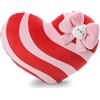 NICI Molang Morbido Cuscino in Peluche a Forma di Cuore, da coccolare, per Bambini e Adulti, per casa, Asilo o in Viaggio, 32 x 26 cm, Rosa - 62789