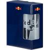 Red Bull Confezione da 2 bicchieri in barattolo di vetro, set regalo Merch