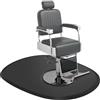 Kalolary 4 x 5 piedi Tappetino per Sedia Barbiere, Kalolary Arc Tappetino Anti-Fatica per Salone Bellezza Base Sedia Circolare Tappetino Spesso e Confortevole Ufficio Salone Bellezza Forniture Barbiere (Ovale)