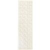RugVista Dakari, Tappeto, 80 x 250 cm, Rettangolare, Pelo medio, Lavabile solo a secco, oeko_tex_100, Bianco crema
