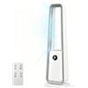 Aiorber Ventilatore a Torre Senza Pale: Ventilatore a Colonna Silenzioso con Telecomando Oscillazione 75° Timer 12H 3 Modalità Purificatore d'Aria per Camera da Letto Soggiorno Ufficio Bambini Animali