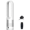 buusace Ventilatore a torre, ventilatore senza rotore, ventilatore senza pale, molto silenzioso, motore DC, 4000-5600 giri/min, con telecomando, oscillazione a 80°, risparmio energetico, timer da 8 ore