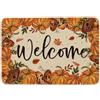 Artoid Mode Zucche funghi benvenuto autunno zerbino Welcome decorazione per la casa cucina tappeto tappeto tappeto per interni decorazione esterna 40x60 cm