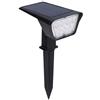 Generico UNIVERSO FARETTO LED DA GIARDINO RICARICABILE 3.5W CON PANNELLO SOLARE CON PICCHETTO IP65 (BIANCO CALDO)