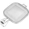 Toddmomy Griglia per Tostare Pane, Utensile da Cucina in Acciaio Inossidabile, Rete per Forno Bordi Arrotondati, per Pane e Sandwich