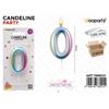 Wooparty Candeline Pastel Metal N. 0 9Cm /Pz Da 12**