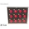 Mathilde M Palla Vetro 3Cm Set 12Pz Rosso In Box Yj24046R