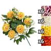 Decorazioni MAZZO FIORI CLEAR LEAVES 41CM 4 ASS.