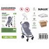 Sunlux Zanzariera Passeggino 140*150Cm /Pz Da 12**