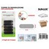 Sunlux TOPPE RIPAR. ADV ZANZARIERE NERO 4FF 20PCS 6*1.5CM /PZ DA 12**