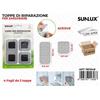 Sunlux TOPPE RIPAR. ADV ZANZARIERE NERO 4FF 12PCS MIS. ASS. /PZ DA 12**