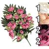 EDG FRONTALE PEONIE GREENERY 54CM 4 ASS.