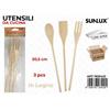 Sunlux Utensili Da Cucina In Legno 3Pcs 30.5Cm