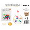 Sunlux Perline Dec. Forate Cuori Col. 30Pcs 10Mm /Pz Da 12**