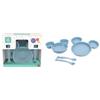 Altro Mickey Gift Box 4 Pz Piatti + Posate Plastica