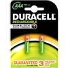 Duracell Ministilo Ricaricabile 750 mah, 2 pile