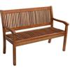 AC805019 Panca da Giardino in Legno Massiccio 2 Posti dim 120X62X88cm AC805019