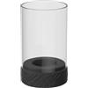 Villeroy & Boch - Manufacture Rock Home portacandela misura S, 8x8x13cm, nero
