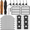 Generic Kit di accessori di ricambio compatibile con Dreame D20 Pro Plus, accessori per robot aspirapolvere, pezzi di ricambio, 1 spazzola principale Duo + 6 spazzole laterali + 6 filtri HEPA + 6 panni mocio