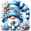 MOGTAA Kit per Pittura con Diamanti di Gnomi per Adulti, Kit per Pittura con Diamanti da Spiaggia per Adulti Principianti, Kit Completo per Artigianato con Cristalli Punteggiati per Decorazioni per la
