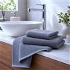 Maison Sucrée Set Asciugamani Bagno 1+1 Art. Pepe in Spugna 100% Cotone 450 GSM, Viso 60x105 cm + Ospite 40x60 cm (Avio 11)