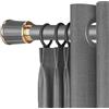 Generic Bastone per Tenda Estensibile 410 500 360 450 310 400 260 210 160 110 70 50 40 cm, Ø33mm Asta Telescopica Senza Foratura, Asta per Tenda Doccia per Bagno, Cucina, Porta, Armadio e Balcone(Grigio,260-3