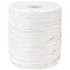 PH PandaHall 183m Filo di Cotone Cerato 1mm Filo Cerato Bianco, Cordino per Perline Artigianale Fili Cerati per Cucito per la Realizzazione di Bracciali e Collane
