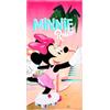 Disney Store Disney Minnie Mouse Telo Mare, Asciugamano da Bagno, 70 x 140 cm, 100% Cotone, Multicolore (Roller Blade)