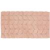 Casatessile Tappeto Bagno Antiscivolo Treccia - Rosa Antico, 70x170 cm.