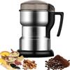 YZRDCXM Macina spezie elettrico, mulino for macinazione domestico, frullatore for spezie da 400 W, corpo interamente in acciaio inossidabile, macchina for macinazione a secco, frantumazione ad alta velocità