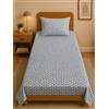 GX GARGIX Completo letto Lenzuola singolo una piazza in policotone lenzuolo sopra sotto + federa (GX/PLTS-124)