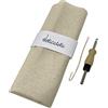 DELICATELA Punch Needle Kit per ricamo magico | Tessuto monks cloth 38 cm x 38 cm e ago agostabile da punch needle o ricamo russo | Due misure a scelta