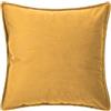 Morbidissimi - Set 2 Fodere Copricuscino Arredo Danae in Velluto 40x40 cm Ocra, Cuscini Decorativi con Cerniera Nascosta, Tinta Unita per Divano Letto Poltrona, Senza Imbottitura AC212