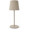 TEK ONE Tecnologia Lampada da Tavolo LED Ricaricabile USB-C Touch | 3 CCT Dimmerabile | Lampada Senza Fili Moderna da Comodino | LED 1W per Bar Ristorante Camera Soggiorno (Beige)