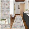 XUEGAIXIA Lungo Tappeto Runner per Corridoio Tappeto da Cucina Lavabile Antiscivolo Passatoia Corridoio Moderni Tappeto Ingresso Interno Tappeti Runner Tappeto Passatoia Tappetino Corridoio 90 x 300 cm