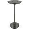 VOLTIX Lampada da Tavolo LED Senza Fili, Lampada Ricaricabile USB-C con Design in Alluminio, Luce da Scrivania Dimmerabile, Lampada Portatile per Ufficio, Studio, Comodino, Design Moderno e Minimalist