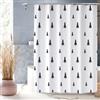 XUEDNGM Tende da doccia antimuffa 100 x 145 cm (39 x 57 pollici) ad asciugatura rapida, lavabili, orlo appesantito, personalizzabili, con ganci Tenda da bagno impermeabile appesantita, pino
