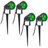 Shovelmty 4Pcs LED Garden Lights 3W 220V Faretto per Esterni con Spike IP65 Lampada Decorativa per Giardini da Giardino Impermeabile Verde