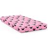 Jay Franco Disney Minnie Hearts & Love 100% Cotone Lenzuolo con Angoli 90 x 200 cm, Taglia Unica
