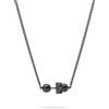 LIEBESKIND Berlin donna collana LJ-1725-N-43 in acciaio inossidabile in IP nero
