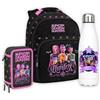 VARZI Zaino + Astuccio KPop Demon Hun ters Huntrix con Borraccia in Omaggio - Set Scuola Bambina KPop Fan