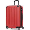 Hauptstadtkoffer Spree - Hartschalen-Koffer Koffer Trolley Rollkoffer Reisekoffer, Tsa, Bagaglio a Mano, 65 cm, 82 Liters, Rosso (Rot)