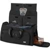 AKOZLIN Borsa da viaggio pieghevole da appendere per viaggi d'affari, valigetta da ufficio con tracolla per uomo, nero, Nero , With Inner Pockets