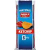 Generico Amica Chips Patatine Gusto Ketchup Formato Multipack con all'interno 6 Buste da 25g Senza Glutine 150g (Gluten Free)