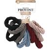 FRANCK PROVOST - Set di 10 elastici in schiuma intrecciati - Colori assortiti casuali - senza legami metallici - Hyper Stretch - Acconciatura facile - tutti i tipi di capelli