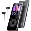 AGPTEK Nuovo MP3 Bluetooth 5.4, Senza Memoria, 1,8'' Lettore in Metallo con Tasti Tattili Retroilluminati, Suono HiFi con Altoparlante Radio, Portatile fino a 128GB (0GB)