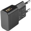 Security-01 Caricatore USB 5 V 1 A 5 W AC a DC Adattatore per telecamere IP, tablet, lettori MP3, e-reader, smartphone, utensili elettrici e altro ancora, nero